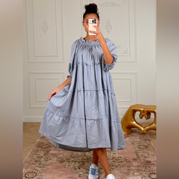 Oh So Modest Dresses & Skirts - Oh So Modest Blue Women's Dress